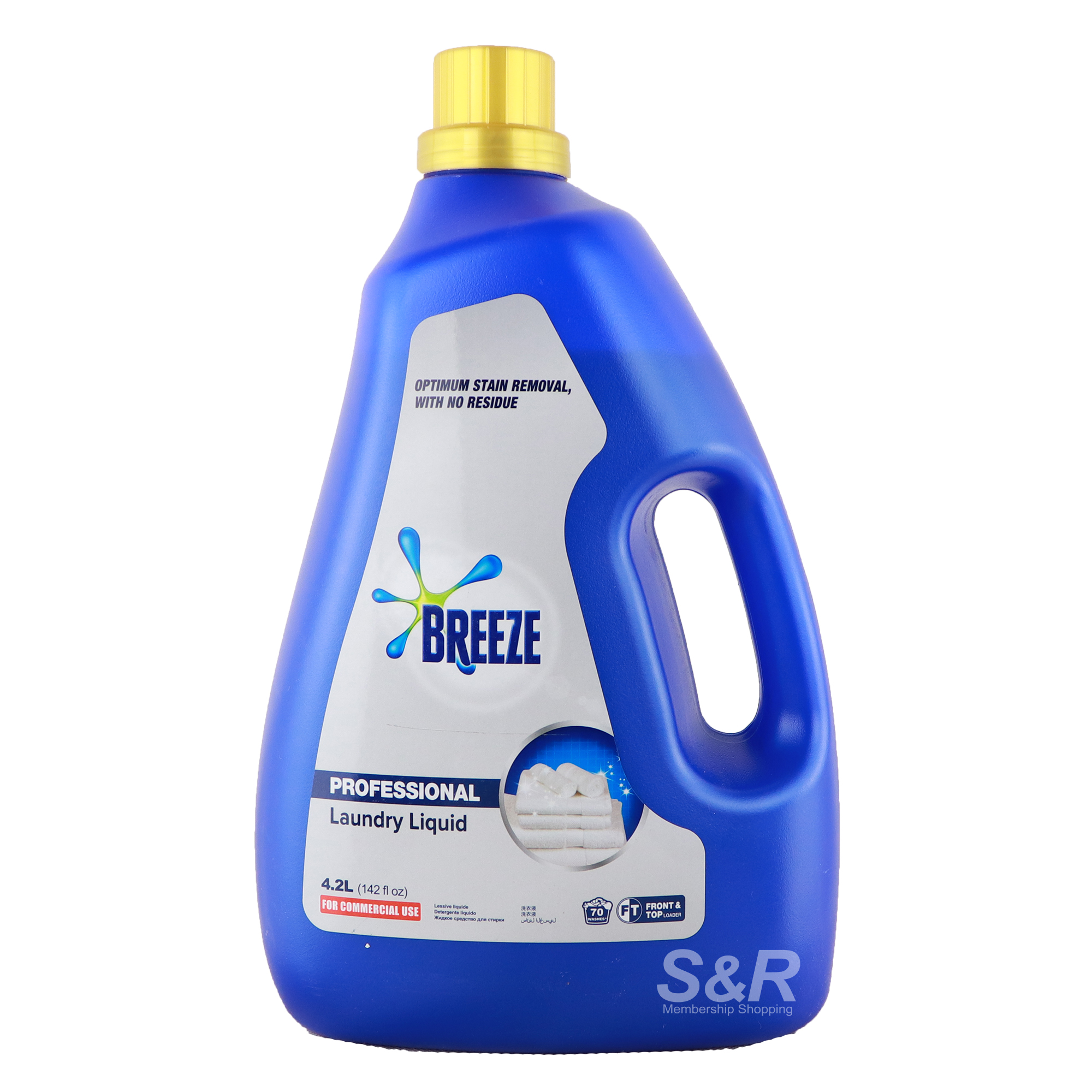 Breeze Professional Laundry Liquid Detergent 4.2L Breeze Professional Laundry Liquid Detergent 4.2L